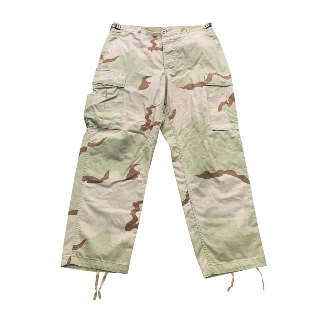 UNICOR Desert Camouflage Combat Trousers Mens Medium Short Tan 28 Workwear